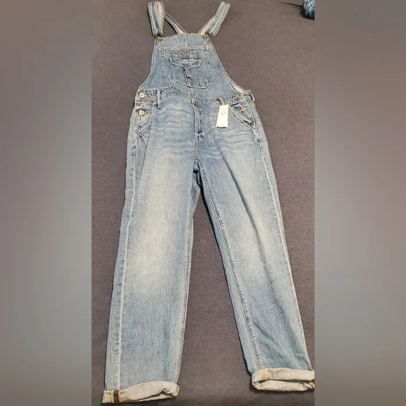 American Eagle Outfitters- Tomgirl Overall (Blue Denim Overalls) - Picture 5 of 5